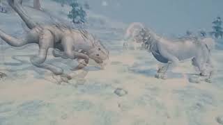 white wolf vs white spike spore creatures creator