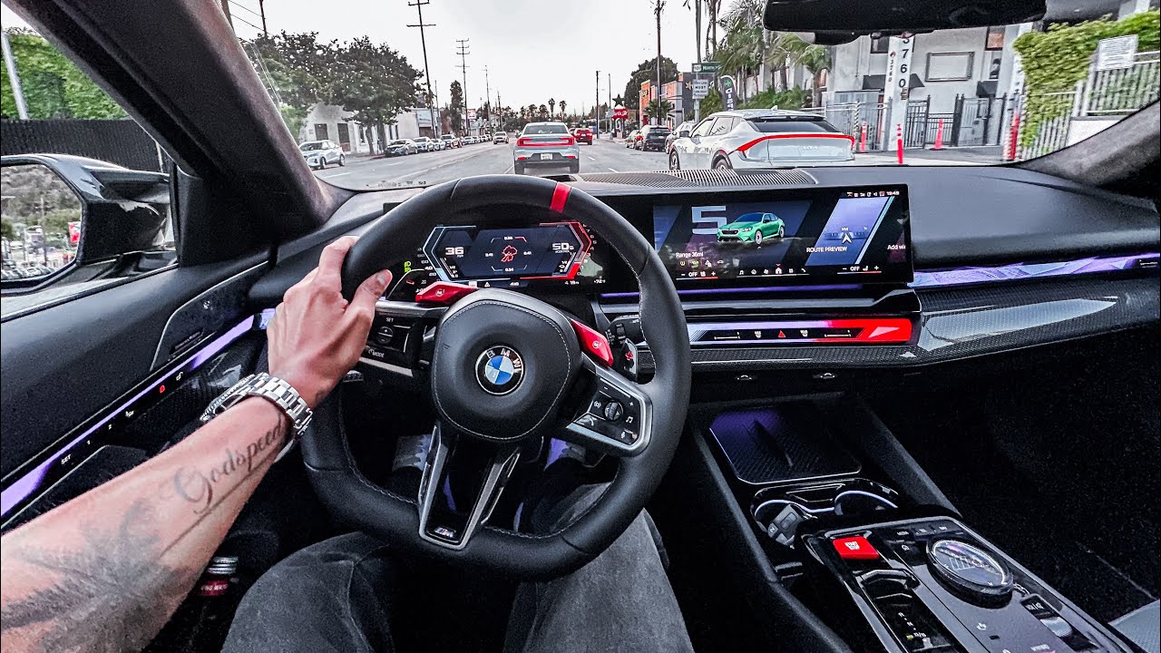 CUTTING UP IN MODDED 2025 BMW M5 G90 IN LOS ANGELES