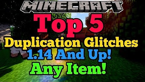Top 5 Minecraft Bedrock 1.14 Duplication Glitches!  any Item!