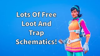 How to get lots free loot (passively) and the best way get trap schematics Fortnite save the world 