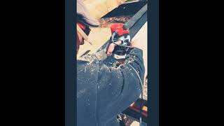 🔥Setting Beams on a Fire Lookout Tower Home🔥          #firetower #diy #uniquehomebuild
