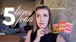 J'AI LU 1 LIVRE PAR JOUR PENDANT UNE SEMAINE !!
