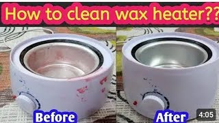 wax heater ||how to use wax heater|how to melt wax on wax heater