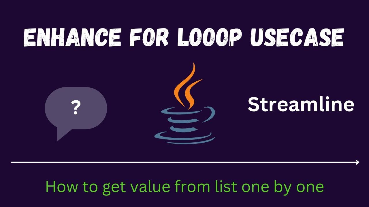 Enhance for loop in java when to use enhance for loop ? - YouTube