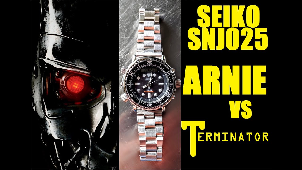 Seiko SNJ025 Solar Arnie: Commando or Terminator? - YouTube