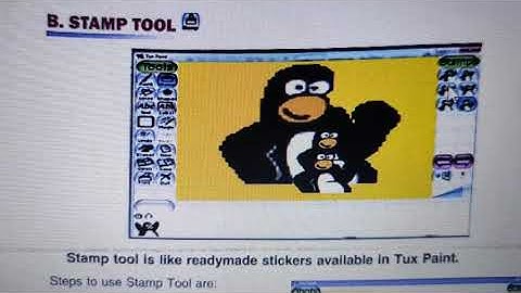 CLASS-4  CHAPTER-3 EXPLORING THE TUX PAINT