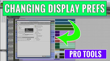 Pro Tools Preferences Window: Display Tab -- OBEDIA.com Pro Tools Training