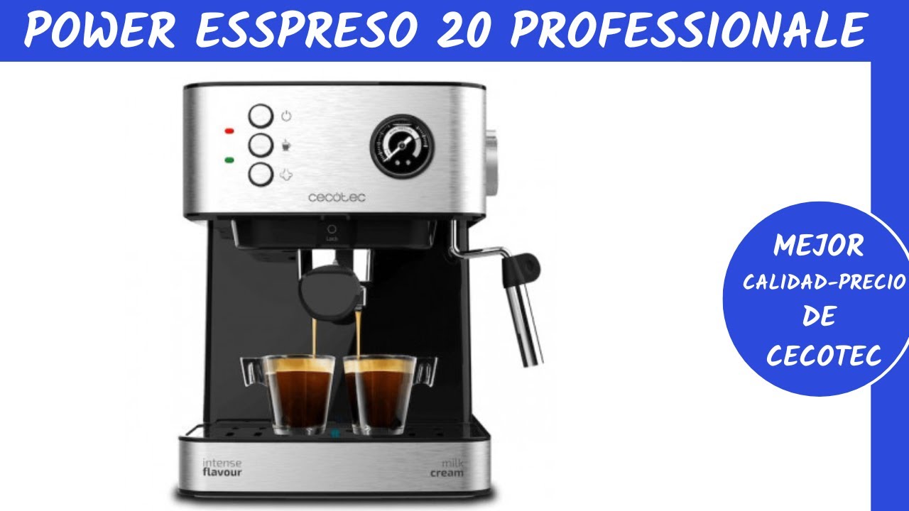 Cafetera Express Cecotec Power Espresso 20 Retro 1100 W - Tiendetea