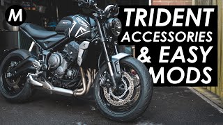 Best Triumph Trident 660 Accessories & Quick, Easy Mods!