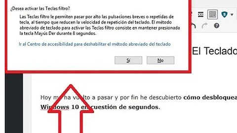 Como fazer para destravar o teclado?