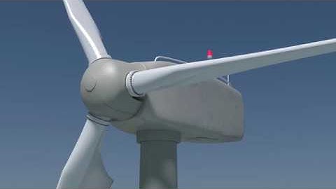 Wind Turbine Startup - Blender 3D animation