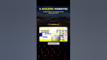 5 Websites for frontend-developer #coding #webdevelopment #html5css3 #webdesign #shorts