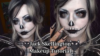 Jack Skellington Makeup Tutorial 💀 Step by step Halloween makeup