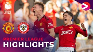 Mctominay Held In De Blessuretijd Man United - Brentford Premier League 2324 Samenvatting