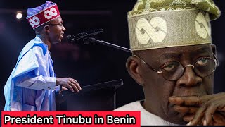 President Tinubu in Benin  Many Of you did not vote for Me | Johnbosco Live