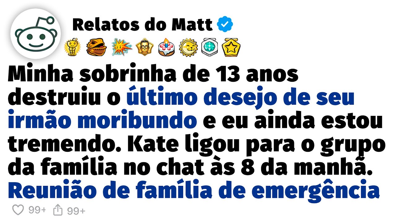 Minha sobrinha destruiu o último desejo do irmão