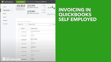 Invoicing in QuickBooks Self Employed (UK Edition)