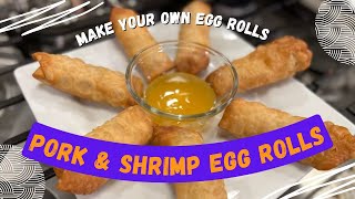 Pork and Shrimp Egg Rolls Recipe & Video - Seonkyoung Longest