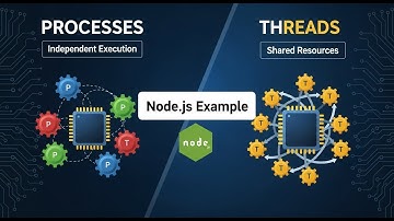 Processes vs Threads Explained Simply | With Node.js Example