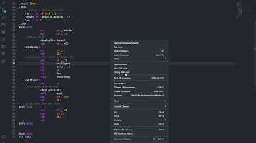 [MASM-8086] Reversing a string taken by the user