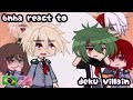 bnha react to...deku villain[Tik Tok]•BkDk?•