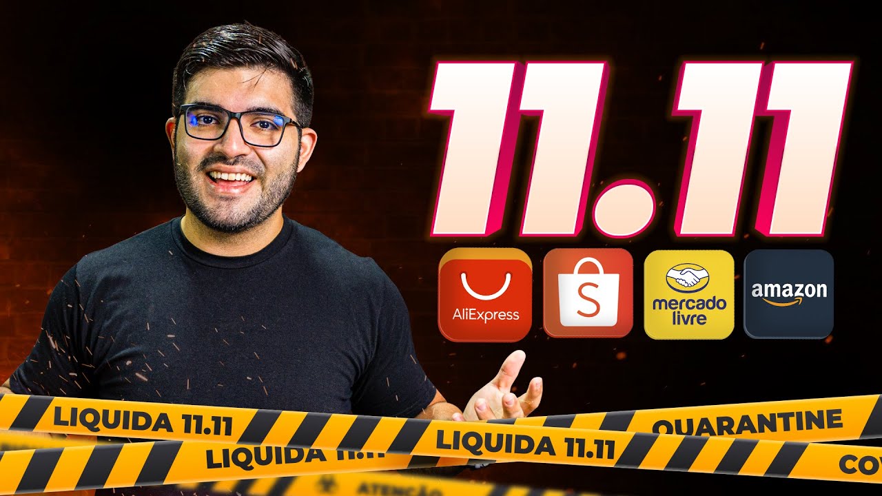 É HOJE! 11.11 a BLACK FRIDAY ANTECIPADA, da Shopee, Aliexpress e mais! Xiaomi, samsung, Motorola...
