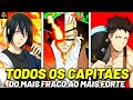 TODOS OS CAPITÃES DE FIRE FORCE DO MAIS FRACO AO MAIS FORTE