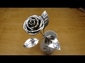 Роза из металла. Metal rose.