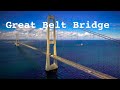 Great Belt Bridge Denmark 4K *REMASTER* 🌉 🚁