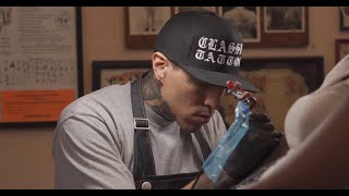 Javier DeLuna at Eric Maaskes Classic Tattoo