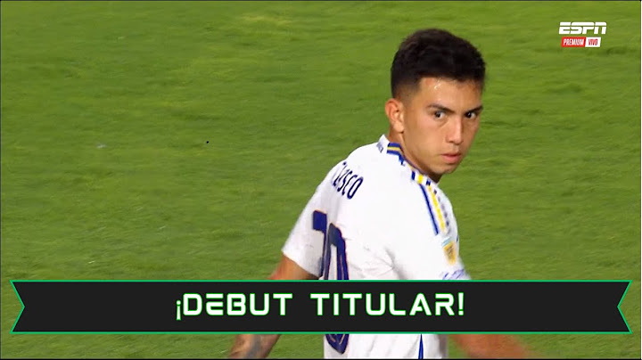Alan Velasco HOY vs Unión de Santa Fe (Debut Titular)