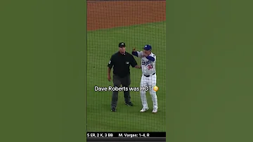 Dodgers Manager Dave Roberts Got Tossed After Shohei Ohtani Was Hit By A Pitch 