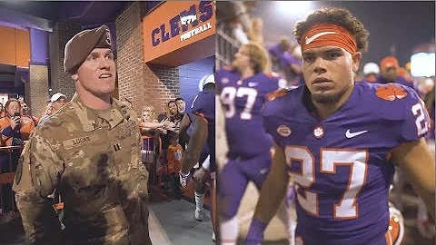 Clemson Football || Father returns from Afghanistan to surprise son before a game - DayDayNews