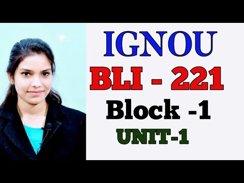 ||BLI - 221||BLOCK-1||UNIT-1 ||