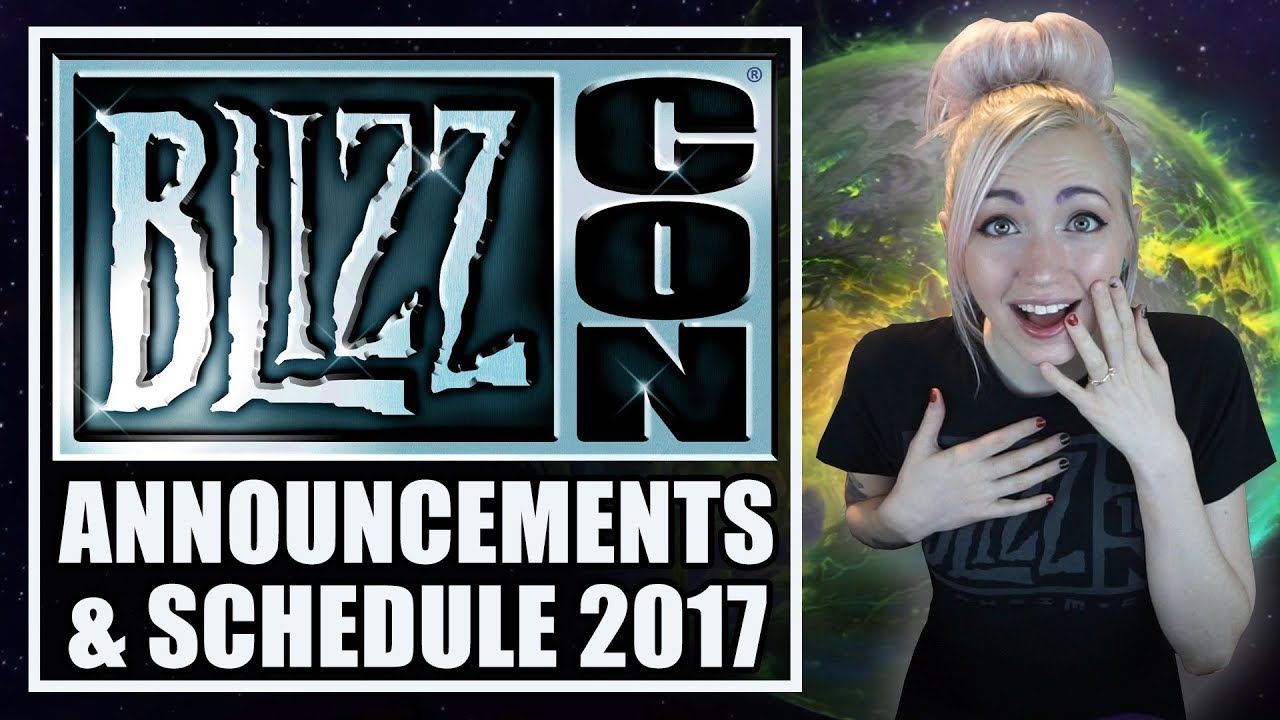 Blizzcon Announcements and Schedule Blizzcon TradeChat YouTube