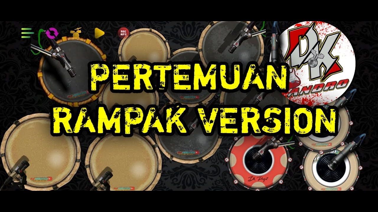 PERTEMUAN REAL DRUM MOD KENDANG COVER YouTube