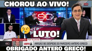 AMIGÃO CHORA AO VIVO AO FALAR DE ANTERO GRECO! HOMENAGENS PARA ANTERO GRECO!