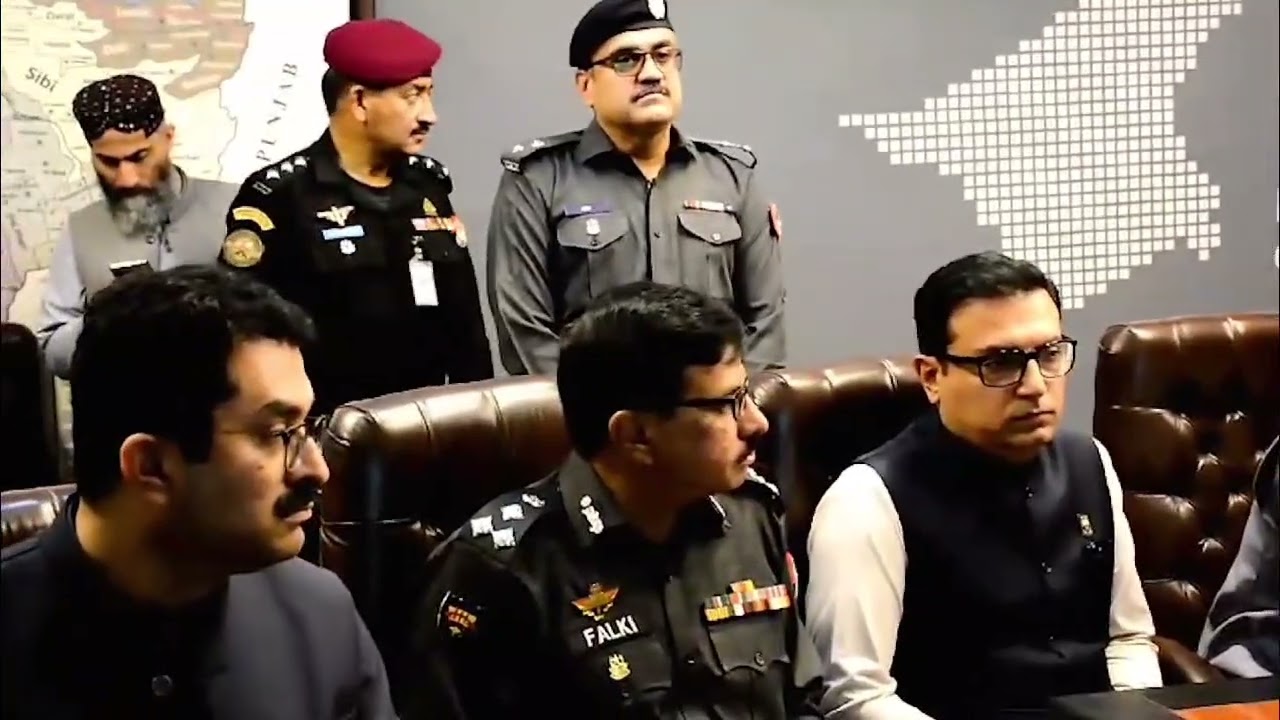 Chief Minister of Balochistan Mir Sarfraz Bugti's visit to Central Police Office Quetta