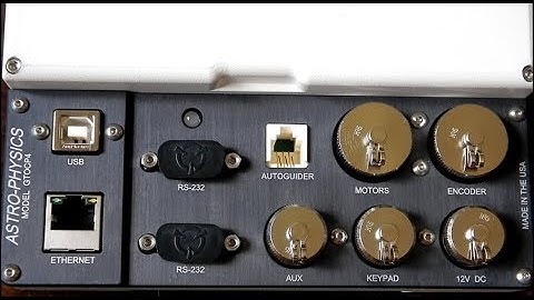 Hirose connector covers for Astro Physics CP4