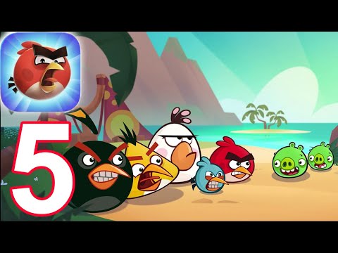 Angry Birds Reloaded - Gameplay Video Bacon Beach Level 1 - 45 Part 5 (iOS)