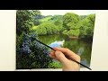 #86 Brushes To Use For Landscape Painting | Oil Painting Tutorial