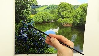 #86 Brushes To Use For Landscape Painting | Oil Painting Tutorial