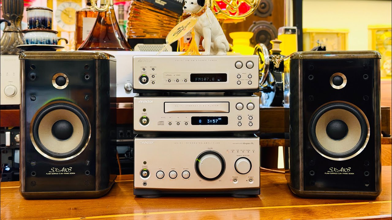 Victor AX-F1 Sound System with Amazing Audio and Victor SX-A103