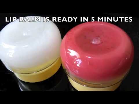 HOMEMADE LIP BALM IN 5 MINUTES | HOMEMADE DIY LIP BALM WITH COLOUR AND FLAVOUR OF YOUR CHOICE | Indian Mom