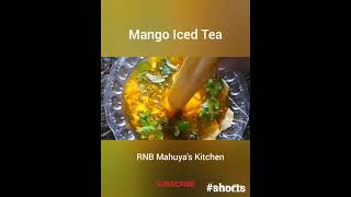 Mango Iced Tea Recipe #shorts #YouTubeShorts #MangoIcedTea #recipe