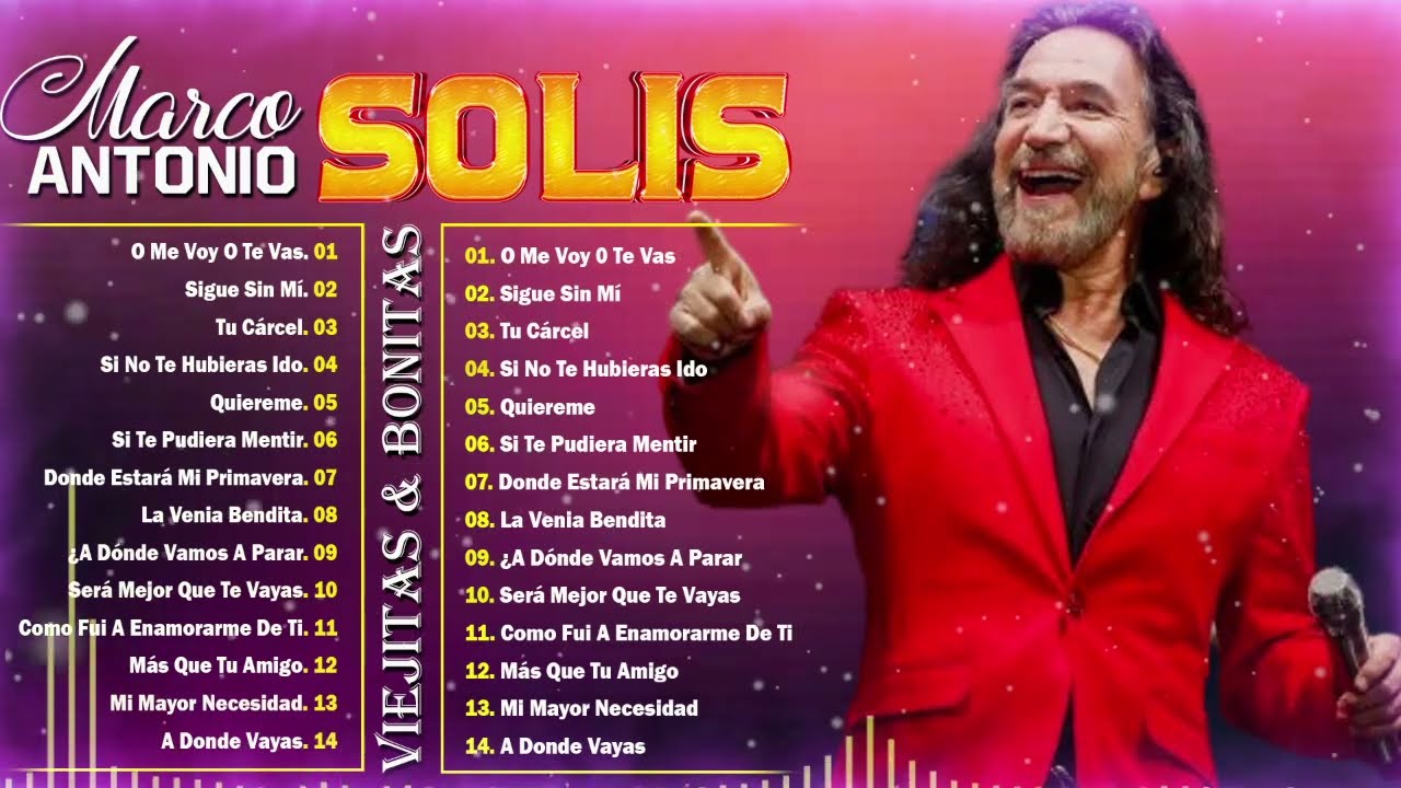 Marco Antonio Solís – Álbum completo con Si No Te Hubieras Ido y Tu Cárcel grandes éxitos clásicos