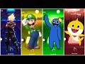 Goku vs Luigi vs Rainbow Friends vs Baby Shark 😱 Tiles Hop EDM Rush