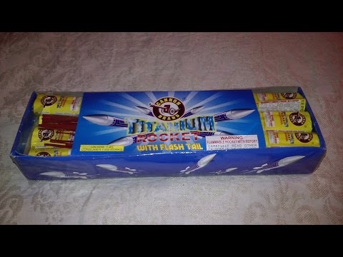 Canon Brand Titanium Bottle Rockets w/ Tail🚀🚀🚀🚀