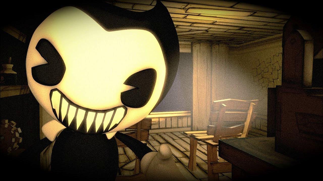 Скример с машиной. БЕНДИ И чернильная машина скример. Bendy and the Ink Machine скримеры. БЕНДИ И чернильная машина скример чернильного бэнди. БЕНДИ скример в 1 главе.