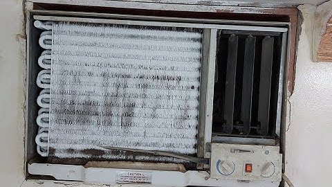 window ac ice problem